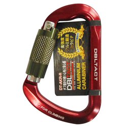 アルミロックカラビナDT-AKR-R レッド#360429