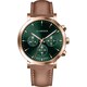 腕時計 NOA Chronograph SS BRレザー PG/GR 38mm 並行輸入品 LL148RFSN