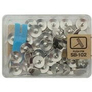 二重画鋲 ニッケル 60本 シルバー SB-102