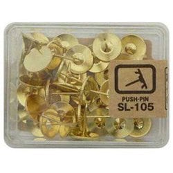 ザ・ロング画鋲 40本 ゴールド SL-105