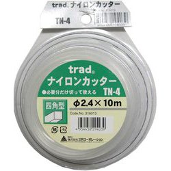 TN-4 TRADナイロンカッタ- カク 2.4X10M #316013