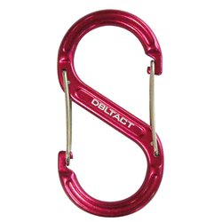 #360512 DT-AKS-60R [アルミS型カラビナ レッド]