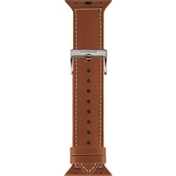 HM-APWA-42/44-BR [Apple Watch 42/44mm用バンド 本革/シリコン ブラウン]