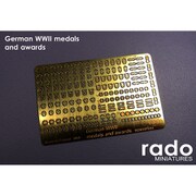 RDM35PE04 WWII ドイツ軍兵科メダル＆勲章エッチングパーツセット [1/35スケール エッチングパーツ]