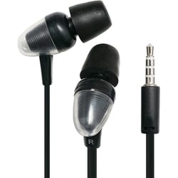低反発イヤーピースTV用イヤホン3m ブラック FS-TVEP03-BK