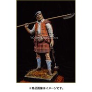 YH9004 90mm ハイランド地方の戦士 1746年 [レジン製ヒストリカルフィギュア]