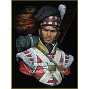 YH1826 第92ゴードン・ハイランダーズ連隊 1815年 [1/10スケール レジン製ヒストリカルフィギュア]
