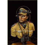 YM1802 WWII DAK戦車兵士官 [1/10スケール レジン製ヒストリカルフィギュア]
