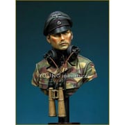 YM1805 WWII SS戦車兵士官 [1/10スケール レジン製ヒストリカルフィギュア]