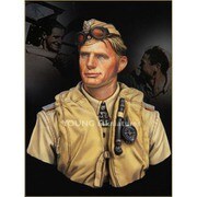 YM1846 WWII ドイツ空軍パイロット アフリカ戦線 [1/10スケール レジン製ヒストリカルフィギュア]