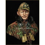 YM1851 WWII ドイツ武装親衛隊戦車兵指揮官 [1/10スケール レジン製ヒストリカルフィギュア]
