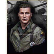 YM1852 WWII アメリカ陸軍第2装甲師団戦車兵 車上の地獄 [1/10スケール レジン製ヒストリカルフィギュア]