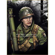YM1855 WWII アメリカ陸軍第101空挺師団 イージーカンパニー バストーニュ1944 [1/10スケール レジン製ヒストリカルフィギュア]