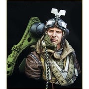 YM1868 WWII RAF 英国空軍 スピットファイアMk.lパイロット [1/10スケール レジン製ヒストリカルフィギュア]