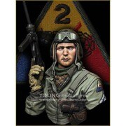 YM1881 WWII アメリカ陸軍戦車兵長 車上の地獄 [1/10スケール レジン製ヒストリカルフィギュア]