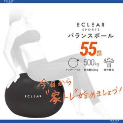 ヨドバシ Com エレコム Elecom Hcf 55bk バランスボール 55cm ブラック 通販 全品無料配達