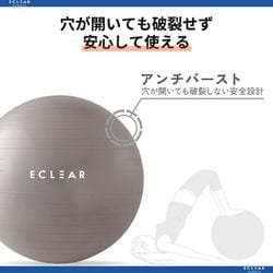 ヨドバシ Com エレコム Elecom Hcf 65gy バランスボール 65cm グレー 通販 全品無料配達