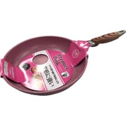 W-332IHピンク マーブルコート フライパン28cm