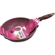 W-333IHピンク マーブルコート フライパン深型24cm