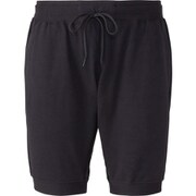 リポーズスウェットハーフパンツ Re-Pose Sweat Half Pants 3F79132 （K）ブラック XXLサイズ [コンディショニングウェア ハーフパンツ メンズ]