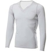 クーリング Vネック ロングスリーブ Cooling V-Neck Long Sleeves GC00111 ライトグレー(LG) Sサイズ [コンディショニングウェア 長袖シャツ メンズ]