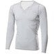 クーリング Vネック ロングスリーブ Cooling V-Neck Long Sleeves GC00111 ライトグレー(LG) Lサイズ [コンディショニングウェア 長袖シャツ メンズ]