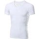クーリング Vネックハーフスリーブ Cooling V-Neck Half Sleeves GC00112 ホワイト(W) Sサイズ [コンディショニングウェア 半袖シャツ メンズ]