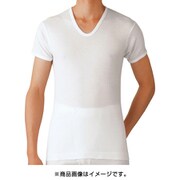 半袖U首 ホワイトLL GQ0516
