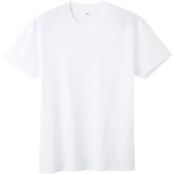 クルーネックTシャツ メンズ YV0613 Lサイズ ホワイト