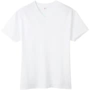 VネックTシャツ メンズ YV0615 LLサイズ ホワイト