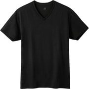 VネックTシャツ メンズ YV0615 Mサイズ ブラック