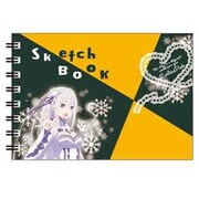 キャラクターグッズ HH0261 Re：ゼロから始める異世界生活 ミニ図案スケッチブック エミリア＆パック