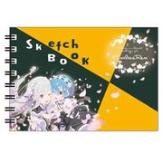 キャラクターグッズ HH0263 Re：ゼロから始める異世界生活 ミニ図案スケッチブック エミリア＆レム