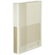 クリヤーブック Glassele(グラッセル) 固定式 A4 100枚 オフホワイト ラ-GL100W