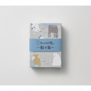 ほんのキモチ箋シリーズ 貼り箱 動物柄 1 JB-KLB10-1