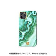 iPhone 11用 ケース Marble Series Green