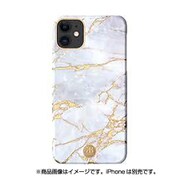 iPhone 11用 ケース Marble Series White