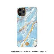 iPhone 11 Pro Max用 ケース Marble Series Blue