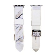 HF-SFAWB4-01WH [Apple Watch 42/44mm用 バンド サフィアーノレザー 大理石 ホワイト]
