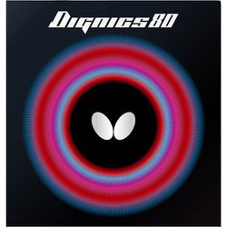 06050-006-TA [Butterfly （バタフライ） 卓球 ラバー ハイテンション裏ラバー DIGNICS 80 ディグニクス80 レッド 特厚]
