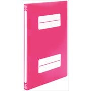フラットファイル PP製 A4・S型 ピンククリア フF-PP80PC