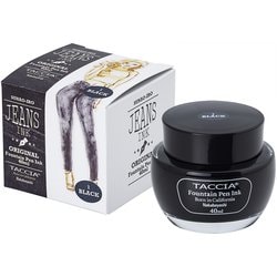 万年筆用インク すなおいろ ジーンズインク 水性染料 40ml ブラック TFPI-WD401-1