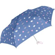 子供折傘 50cm レイニーキャット 紺 640-003