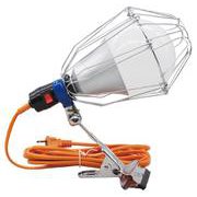 ウイングエース LED電球付 屋内用クリップランプ ビッグルミネ 5mコード LA-3005-LED