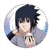 NARUTO 描き下ろし 缶バッジ サスケ [キャラクターグッズ]