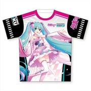 初音ミクGTプロジェクトフルグラフィックTシャツ レーシングミク 2019 晴着Ver. XL [キャラクターグッズ]
