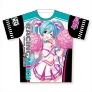 初音ミクGTプロジェクトフルグラフィックTシャツ レーシングミク 2019 チアVer. M [キャラクターグッズ]