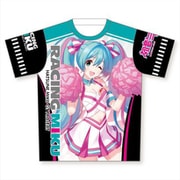 初音ミクGTプロジェクトフルグラフィックTシャツ レーシングミク 2019 チアVer. L [キャラクターグッズ]