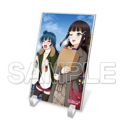 ラブライブ サンシャイン アクリルプレートaqours ダイヤ 善子 キャラクターグッズ