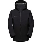 Crater HS Hooded Jacket Men 1010-27700 0001_black Mサイズ [アウトドア 防水ジャケット メンズ]